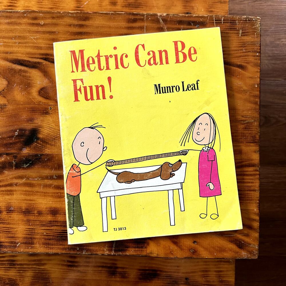 Vintage 1976 Metric Can Be Fun! Paperback Book